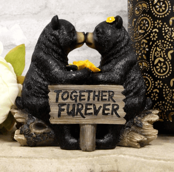 6.5" Bear Couple Candle, resin, plaster, soap silicone mold