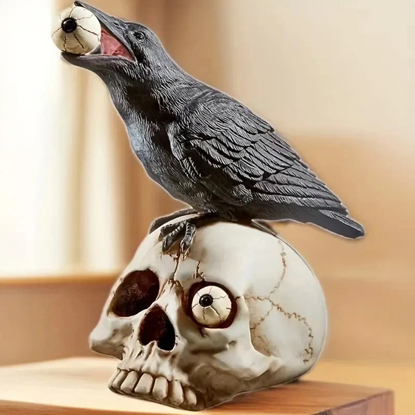 Realistic Raven & Skull Eyeballs ,Resin, plaster, candle, soap silicone mold