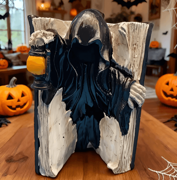 Reaper's Tome Keeper Silicone Mold,Resin, plaster, candle, soap mold