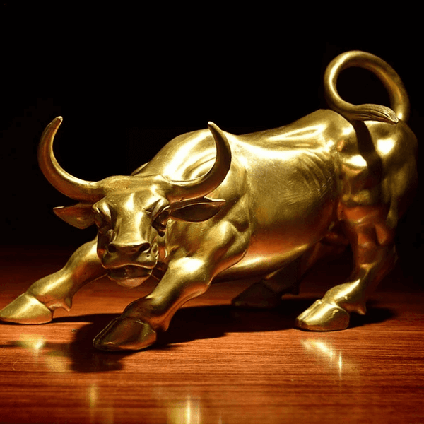 wall street bull sculpture resin silicone mold