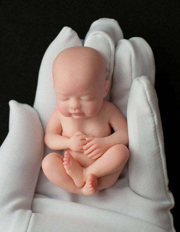 silicone, resin baby doll making mold,3D nake baby mold 0-544