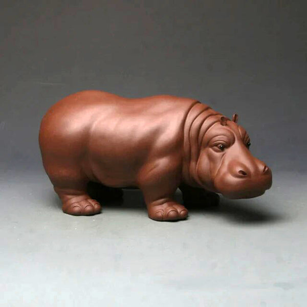 Hippopotamus  Resin, plaster, soap, beeswax candle mold