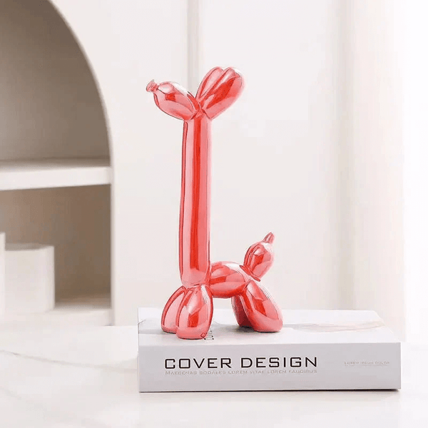 9 in Balloon Dog with a long neck Resin, plaster, soap, candle mold
