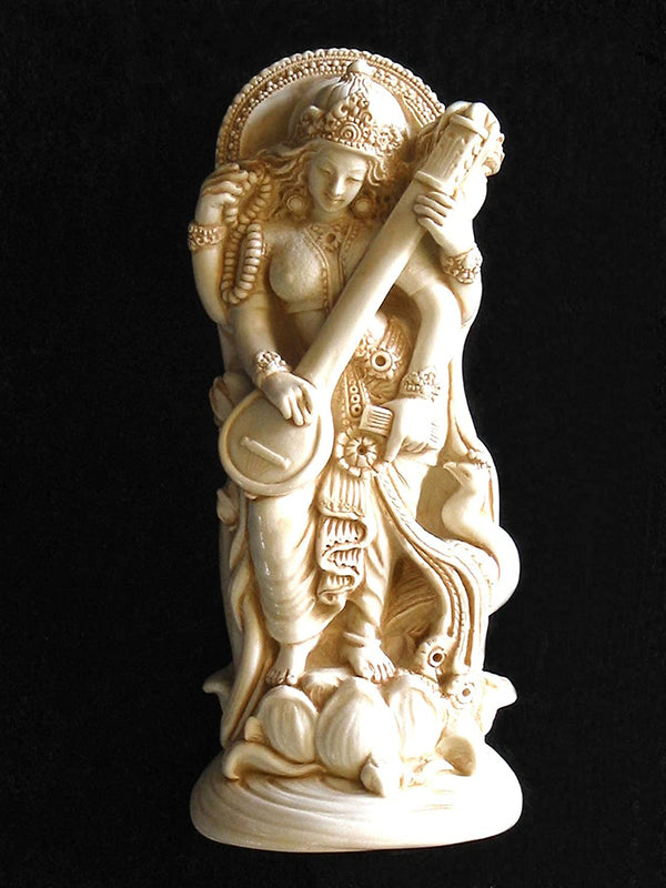 Candle, soap, plaster, chocolate, resin, ALL clay MOLD Saraswati Goddess mold