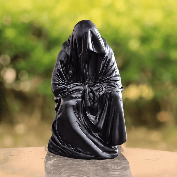 Black Robe staute mold Resin, plaster, soap, candle mold