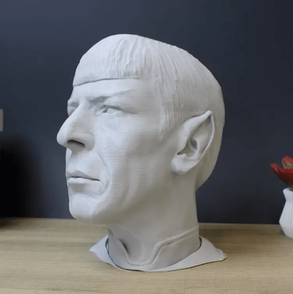 Leonard Nimoy mold Resin, plaster, soap, candle mold 80-9