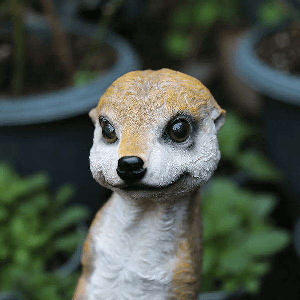 18 in Meerkat  Statue Resin, plaster, soap, candle mold