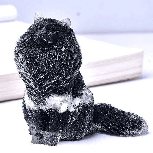 cat Resin, plaster, soap, candle mold 0-1