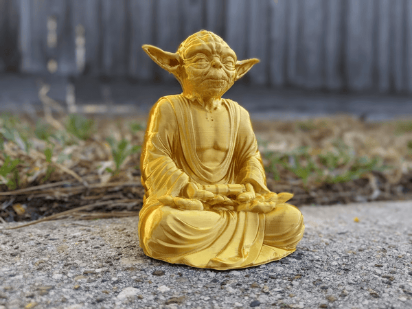 Yoda Buddha Candle, resin, plaster, soap silicone mold