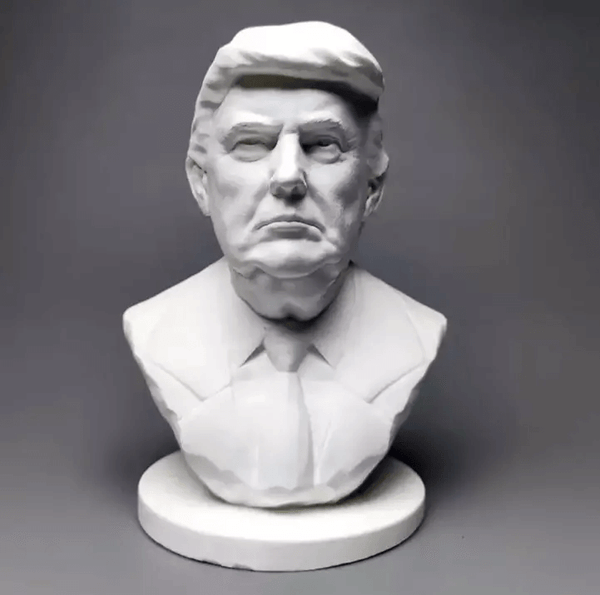 Trump mold soap,Resin, plaster, candle mold 0-9