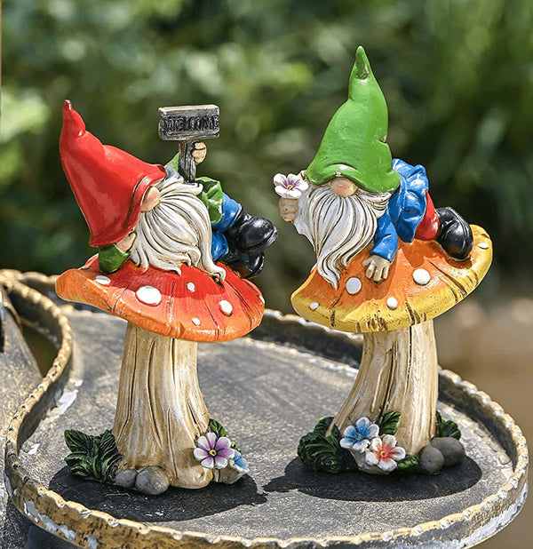 Gnomes 2 set  Candle, resin, plaster, soap silicone mold