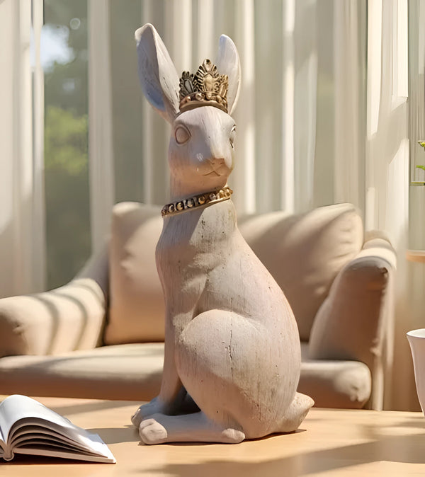 Crowned Rabbit Silicone Mold – For Candle, Resin, Plaster, Soap