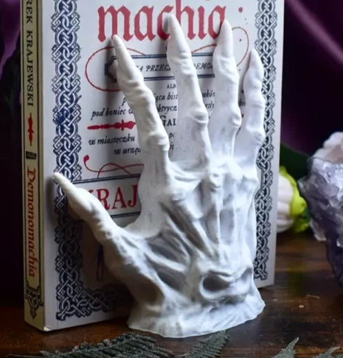 Silicone mold of devil’s hand with claw-like fingers – for resin, soap, candle, and plaster


