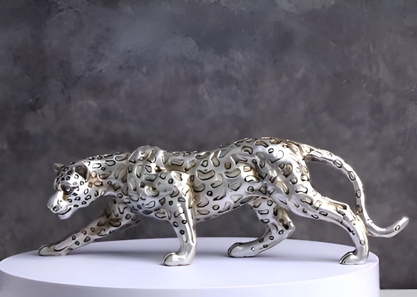 Leopard Sculpture Silicone Mold – For Beeswax Candle, Resin, Plaster, Soap | 12.