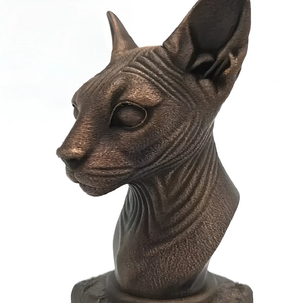 Sphynx cat silicone mold Resin, plaster, soap,candle mold