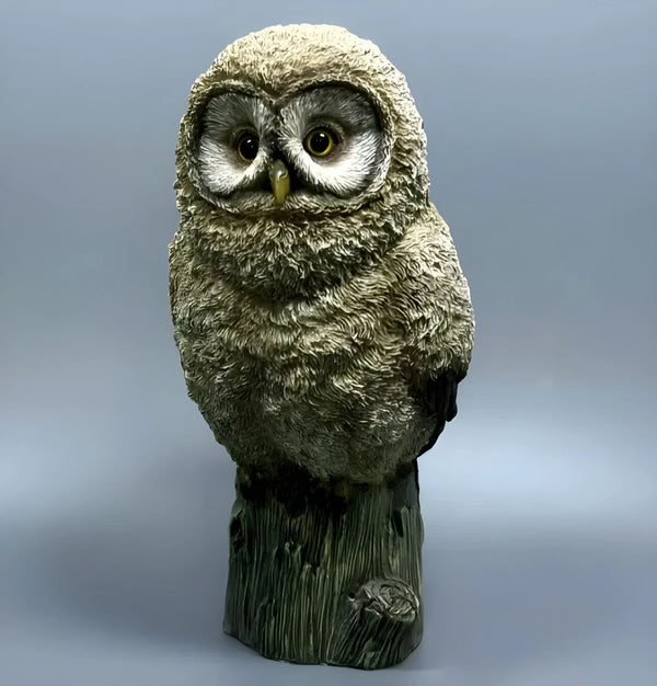 owl ,Resin, plaster, candle, soap silicone mold 9-3976